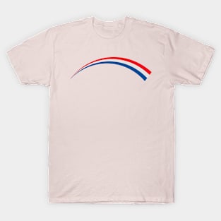 wave France flag element T-Shirt